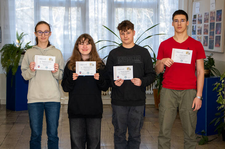 K�r�si Ter�leti Idegen Nyelvi verseny sikerei