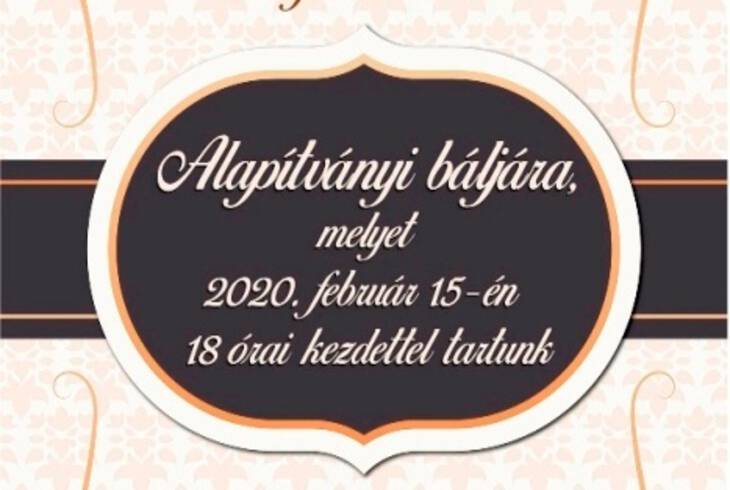 Alapítványi bál Alapítványi bál